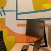 Office workspace abstract icon